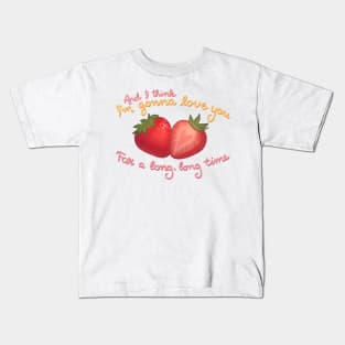 Bill and Frank Strawberry Valentine Kids T-Shirt